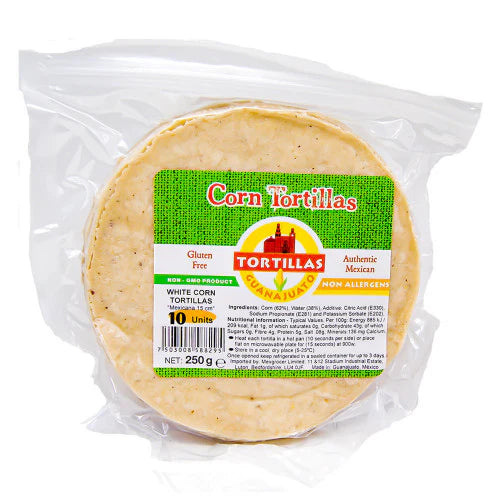 Tortillas Guanajuato - Mexicana 15cm (10pcs) 250gm