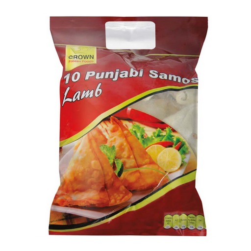 Frozen Crown Punjabi Lamb Samosa (10pcs) 750gm - Only Berlin Delivery