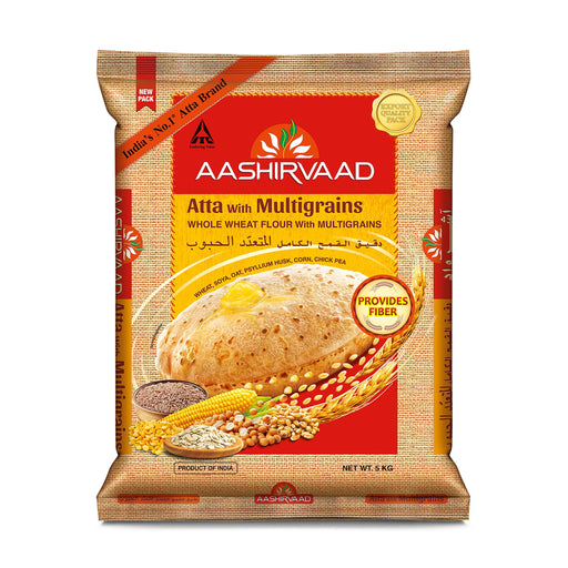 Aashirvaad Multigrain Atta 5kg (export Pack) - Bbe: 01.2026
