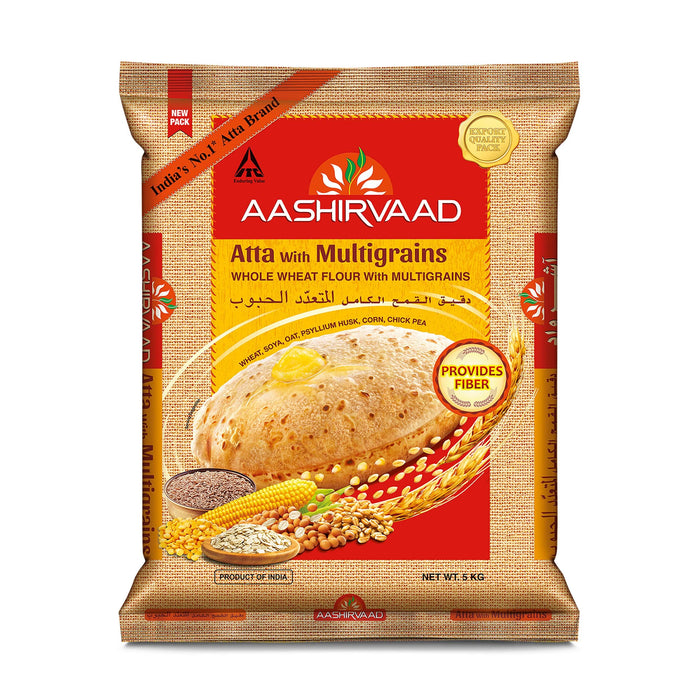 Aashirvaad Multigrain Atta 5kg (export Pack) - Bbe: 01.2026