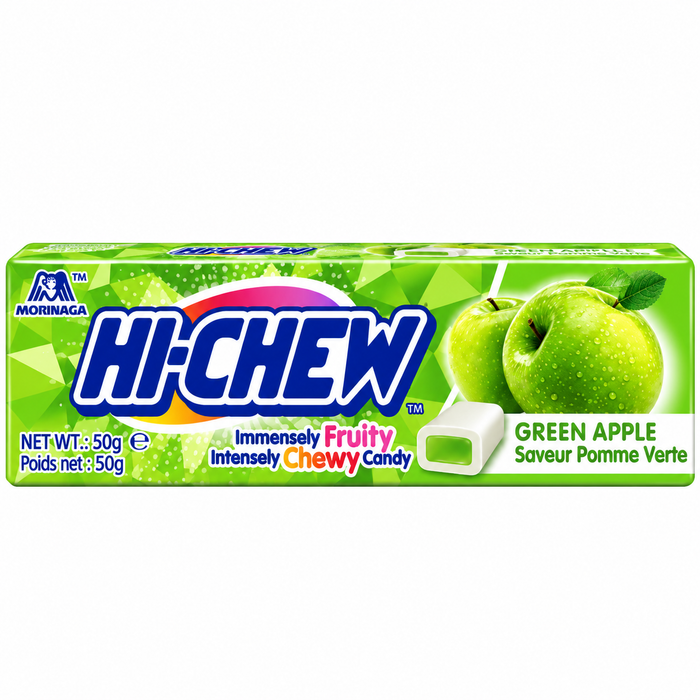 Morinaga Hi-Chew Green Apple Flavour Candy 50gm