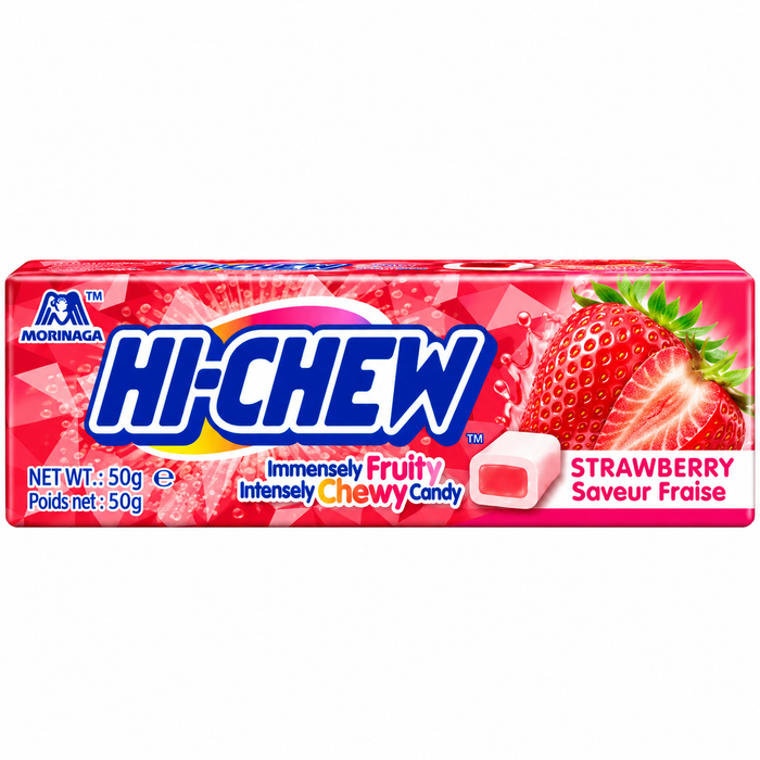 Morinaga Hi-Chew Strawberry Flavour Candy 50gm