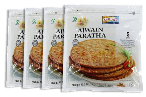 Frozen Ashoka Ajwain Paratha (5pcs) 350gm Bundle - Only Berlin Delivery (choose your Quantity)