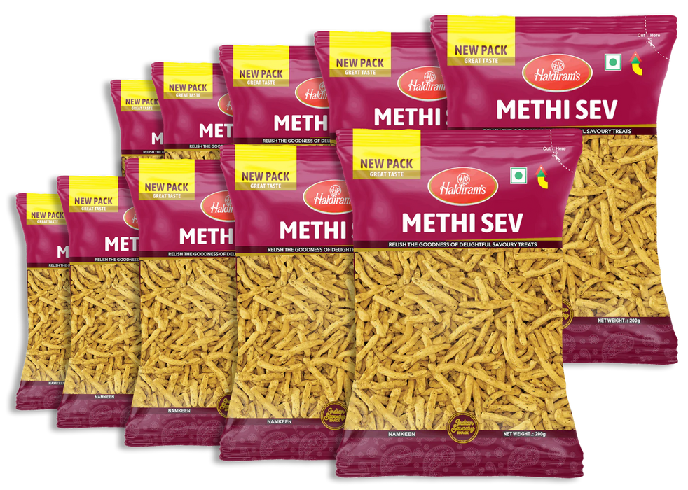 Haldiram’s Methi Sev 200gm Bundle (choose your Quantity)