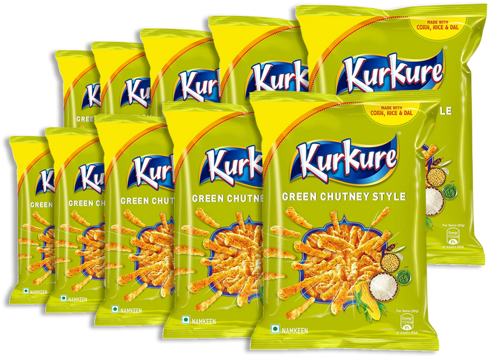 Kurkure Green Chutney Style 90gm Bundle (choose your Quantity)