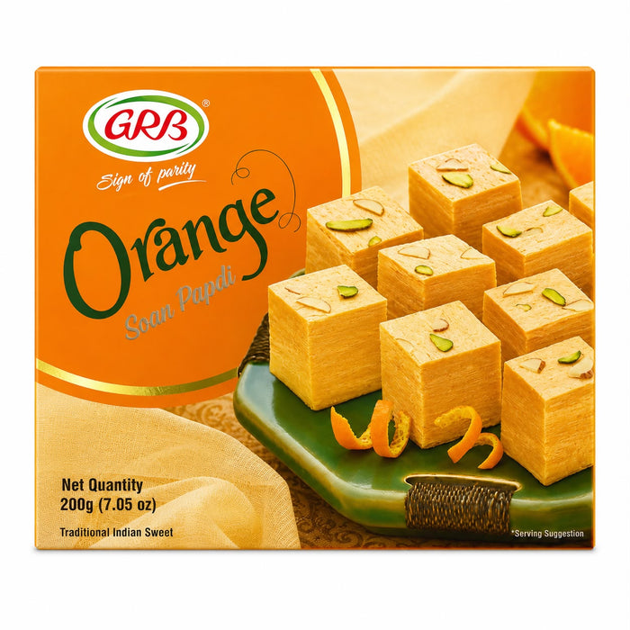 GRB Soan Papdi - Orange 200gm