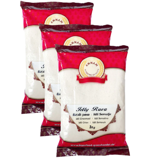 Annam Idly Rava 1kg Bundle (choose your Quantity)
