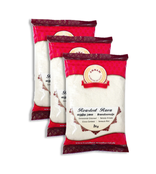 Annam Rava (roasted) 1kg Bundle (choose your Quantity)