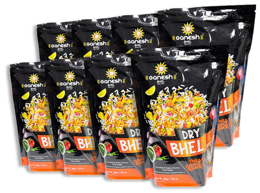 Ganesh Dry Bhel with Chutney 200gm Bundle (choose your Quantity)