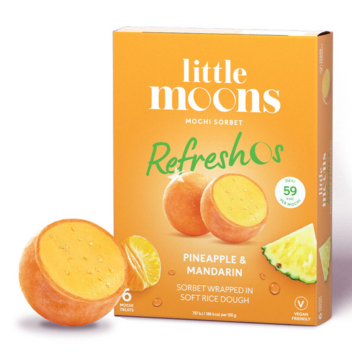 Frozen Little Moons Ice Cream - Pineapple & Mandarin 192gm