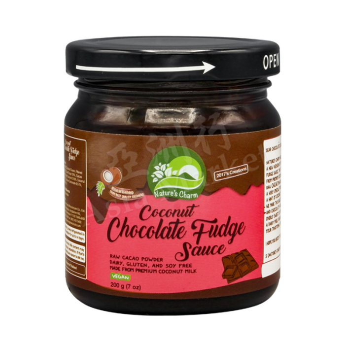 Nature’s Charm Dessert Sauce - Coconut Chocolate Fudge 200gm