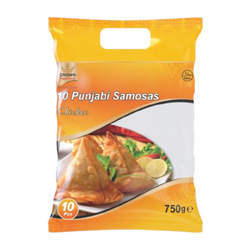 Frozen Crown Punjabi Chicken Samosa (10pcs) 750gm - Only Berlin Delivery