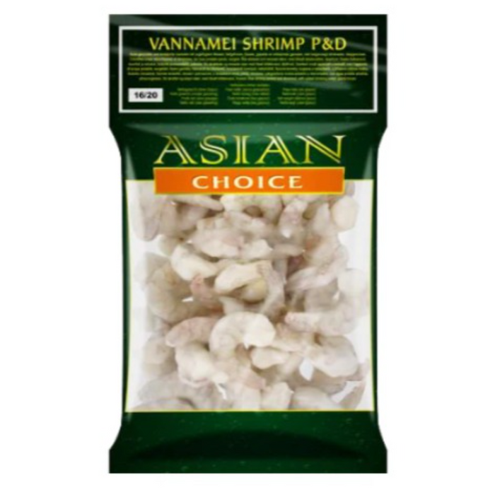 Frozen Asian Choice Black Tiger Shrimps P&d (16/20) 700gm - Only Berlin Delivery