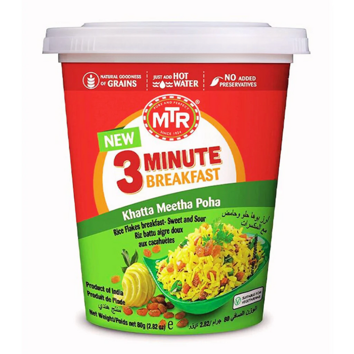 Mtr Instant Khatta Meetha Poha 80gm