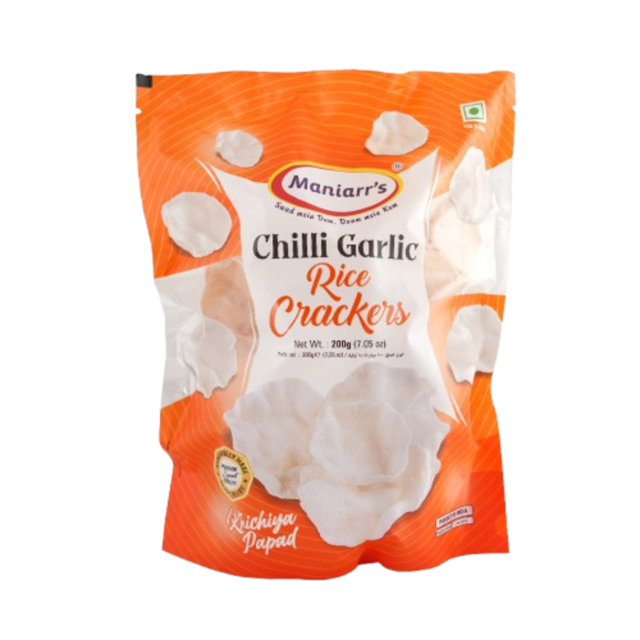 Maniarr’s Rice Cracker - Chilli Garlic 200gm