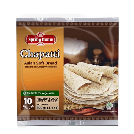 Frozen Spring Home Chapati (10pcs) 400gm - Only Berlin Delivery