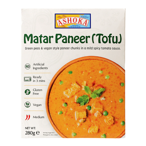 Ashoka Ready to Eat - Matar Paneer (tofu) 280gm