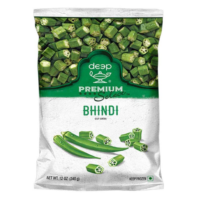 Frozen Deep Premium Select Okra (cut) 340gm - Only Berlin Delivery