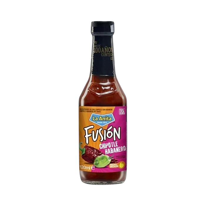 La Anita Salsa Sauce - Fusion (Chipotle Habanero) 120ml - BBE: 11.2026