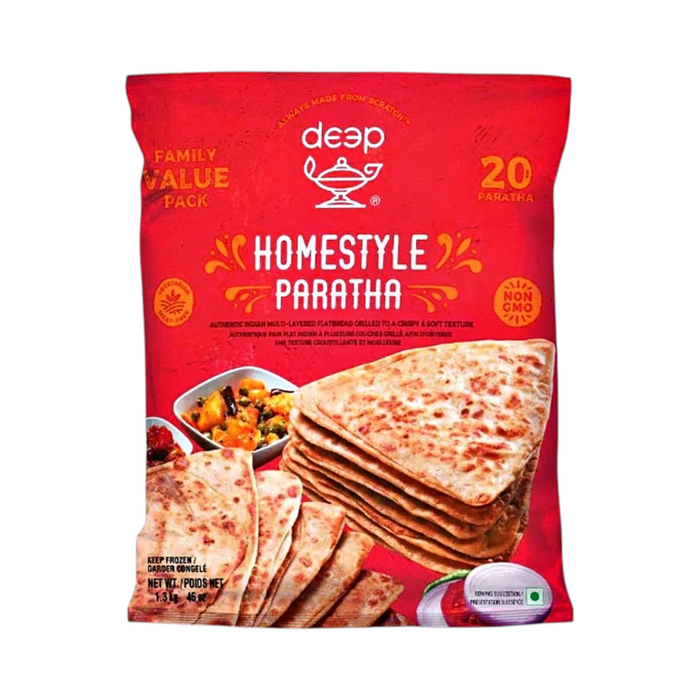 Gefrorenes Deep Homestyle Paratha (20 Stück) 1,3 kg – Nur Lieferung nach Berlin