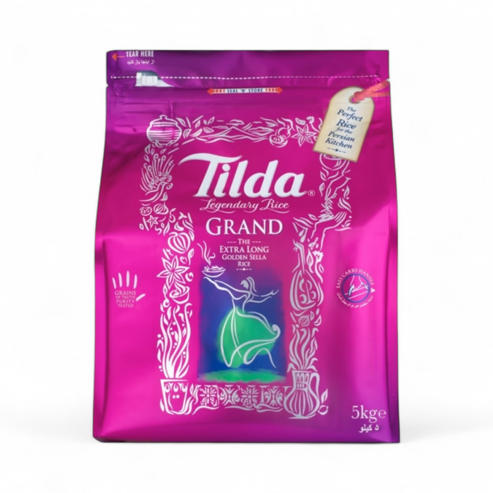Tilda Grand Extra Long Sella Basmati Rice 5kg