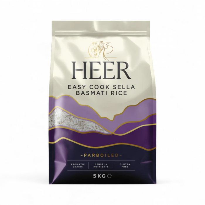 Heer Basmati Rice - Sella (Easy Cook) 5kg