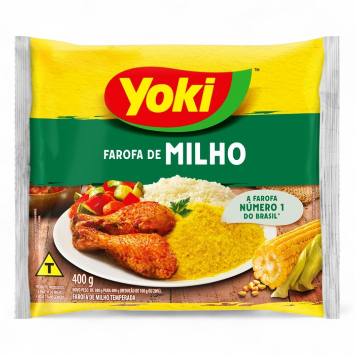 Yoki Farofa De Milho 400gm - BBE: 01.2027