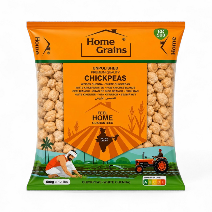 Home Grains Chick Peas 500gm - BBE: 10.11.2026