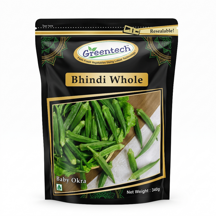 Frozen Greentech – Bhindi (Baby Okra) Whole 340gm (Only Berlin Delivery)