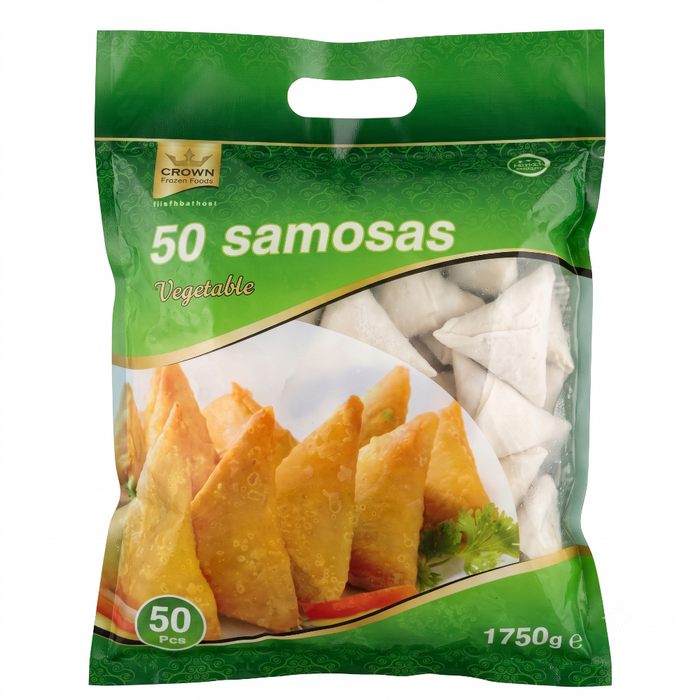 Frozen Crown – Vegetable Samosas (50pcs) 1750gm – Only Berlin Delivery