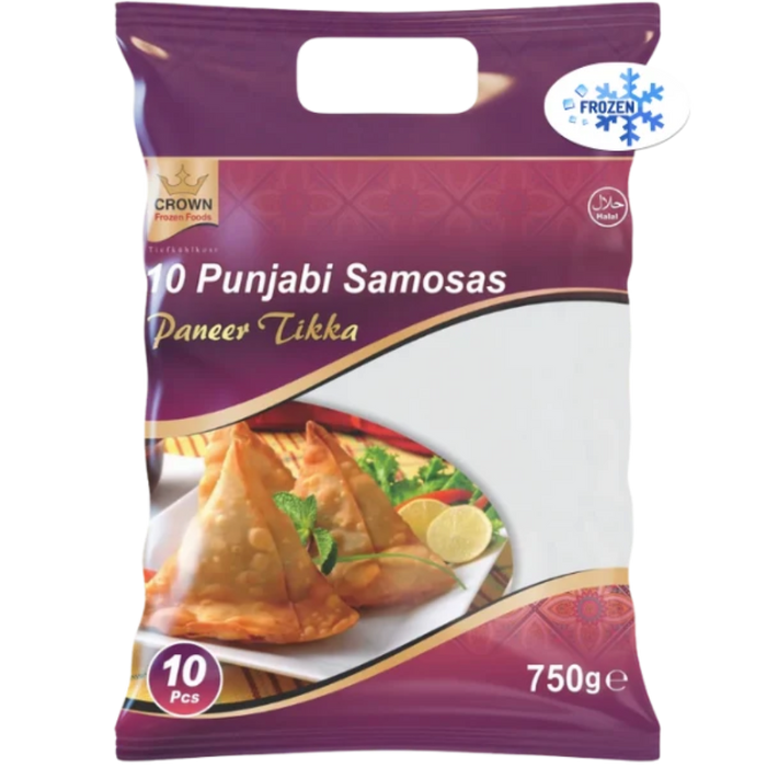 Frozen Crown – Punjabi Paneer Tikka Samosa (10 Pieces) 750gm – Only Berlin Delivery