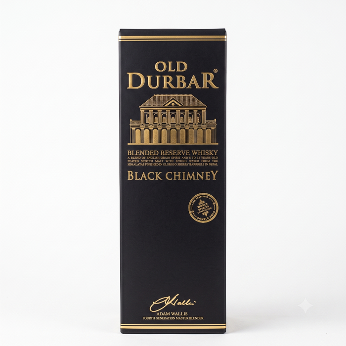 Old Durbar – Black Chimney Whisky (42.8% alc) 750ml