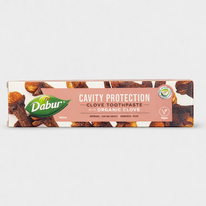 Dabur Kariesschutz-Zahnpasta – Bio-Nelke, 100 g