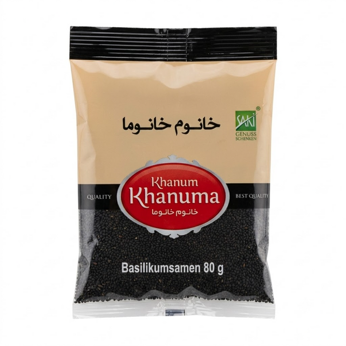 Khanum Khanuma - Basilikumsamen (Basil Seeds) 80gm