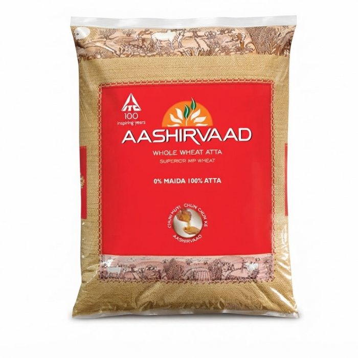 Aashirvaad Atta 10 kg (Exportpackung) – MHD: 02.2026 (Nur 1 pro Bestellung)