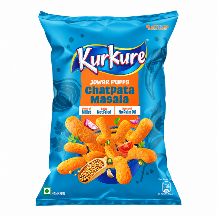 Kurkure - Jowar Puffs Chatpata Masala 50gm