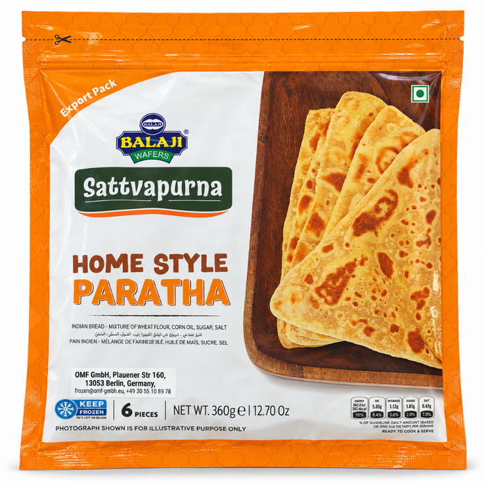 Frozen Balaji – Homestyle Paratha (6pcs) 360gm - Only Berlin Delivery