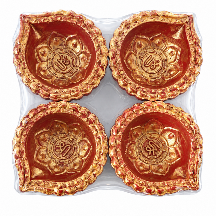 Heera - Patterned & Coloured Diya 200gm