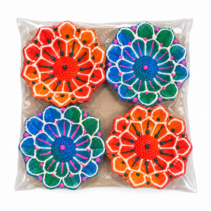 Diwali Diya Flower Diya (Pack Of 4)