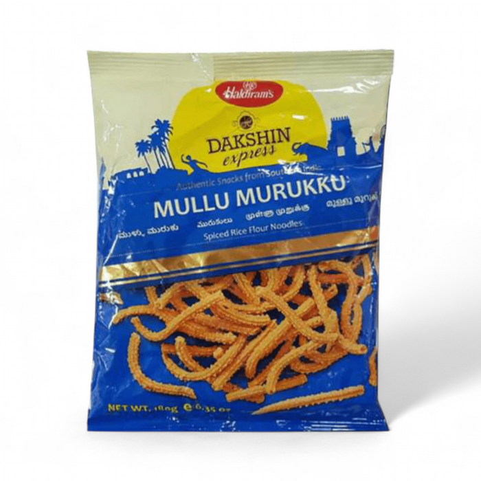 Haldiram's Dakshin - Mullu Murukku 180gm (BBE: 15.09.2026)