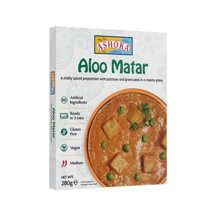 Ashoka verzehrfertiges Aloo Matar 280 g 
