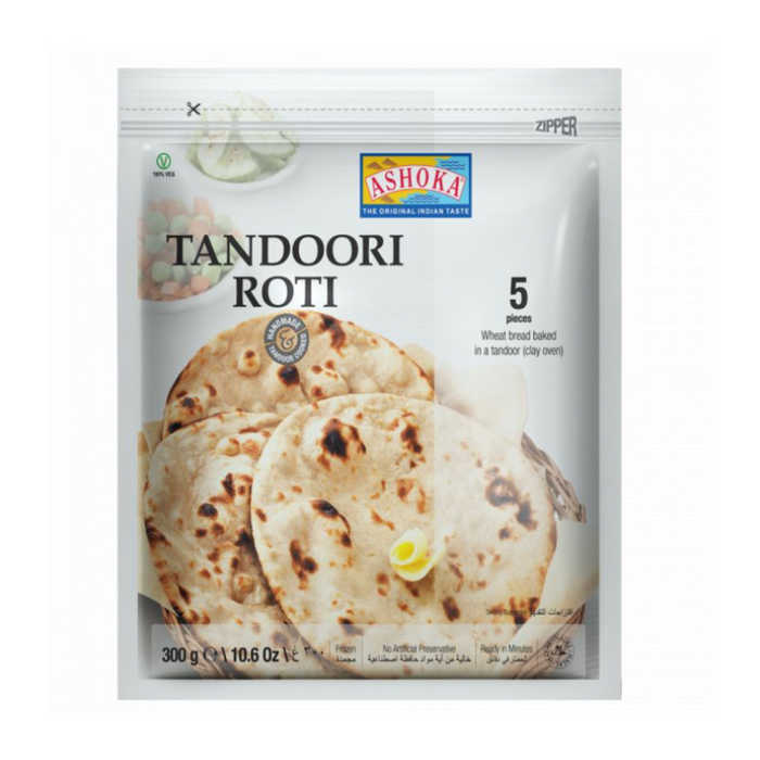 4× Frozen Ashoka Tandoori Roti