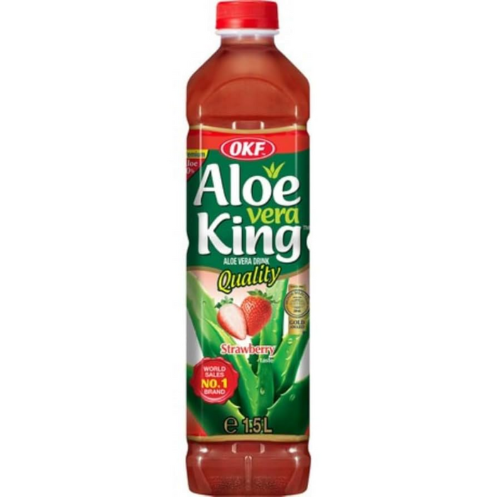 OKF Aloe Vera Drink - Strawberry 1.5L