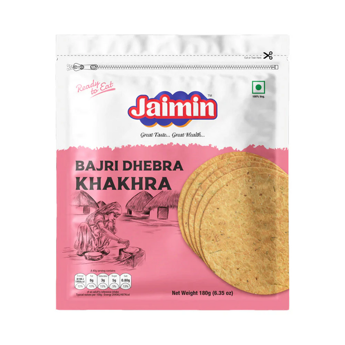 Jaimin Khakhra - Bajri Dhebra 180gm