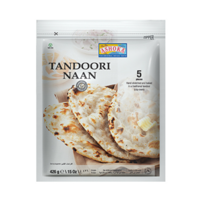 Gefrorenes Ashoka Tandoori Naan (5 Stück) 426 g – Nur Lieferung nach Berlin