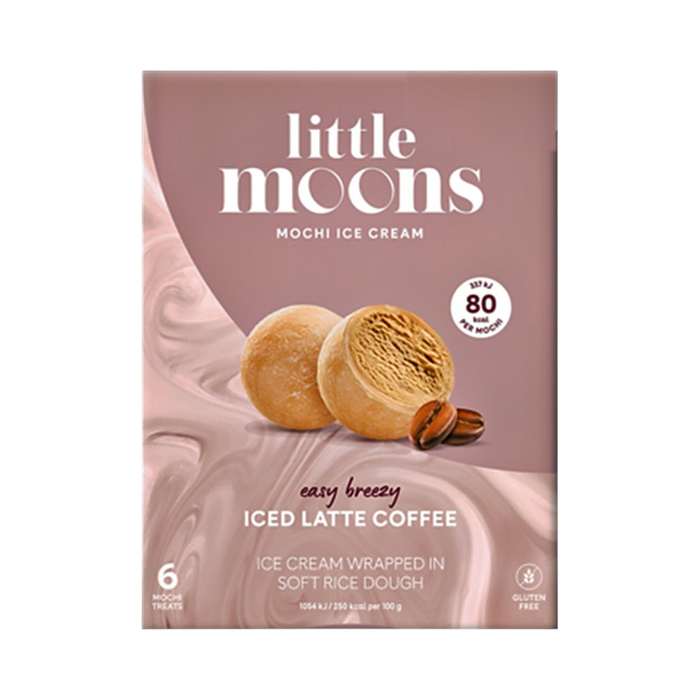 Frozen Little Moons Mochi-Eiscreme – Café Latte 192 g – Nur Lieferung nach Berlin