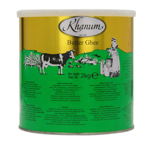Khanum Butter Ghee 2kg (bbe: 07.2026)