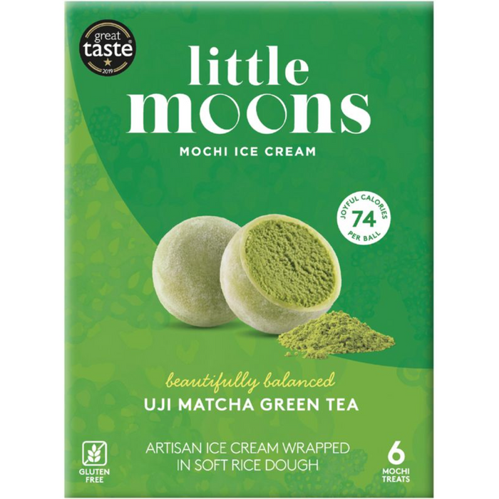 Frozen Little Moons Mochi-Eiscreme – Matcha-Grüntee 192 g – Nur Lieferung in Berlin