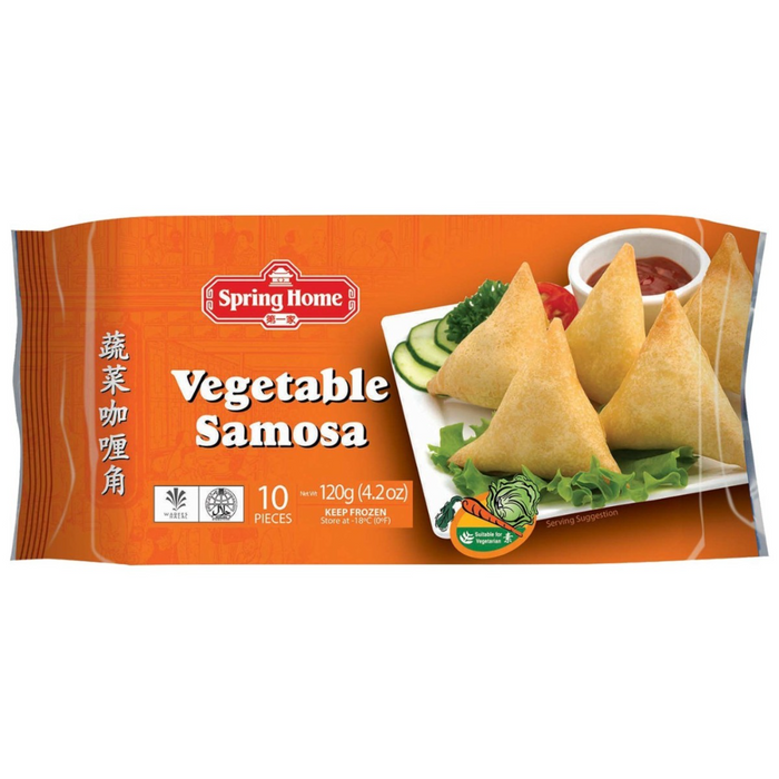 Frozen Spring Home Vegetable Samosa (10pcs) 120gm - Only Berlin Delivery
