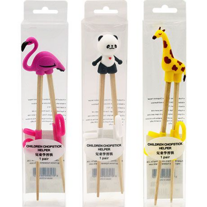 Golden Turtle - Children Esstäbchen With Silicon Helper (1 Pair)
